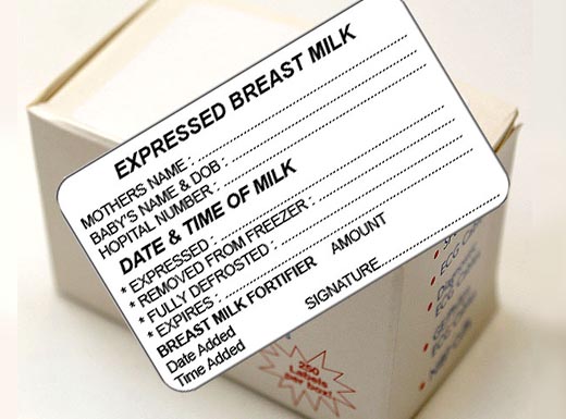 Express Breast Milk Labels