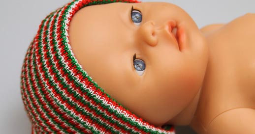 Neonatal Christmas Hat
